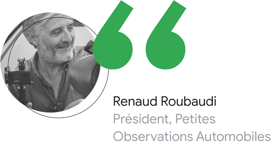 Renaud Roubaudi, Président, Petites Observations Automobiles